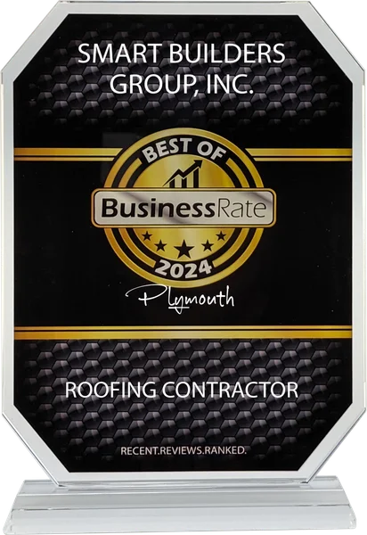 BusinessRate Best of 2024 — Roofing Contractor, Plymouth