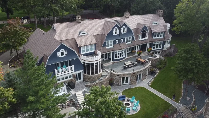Roof restoration on a White Bear Lake home